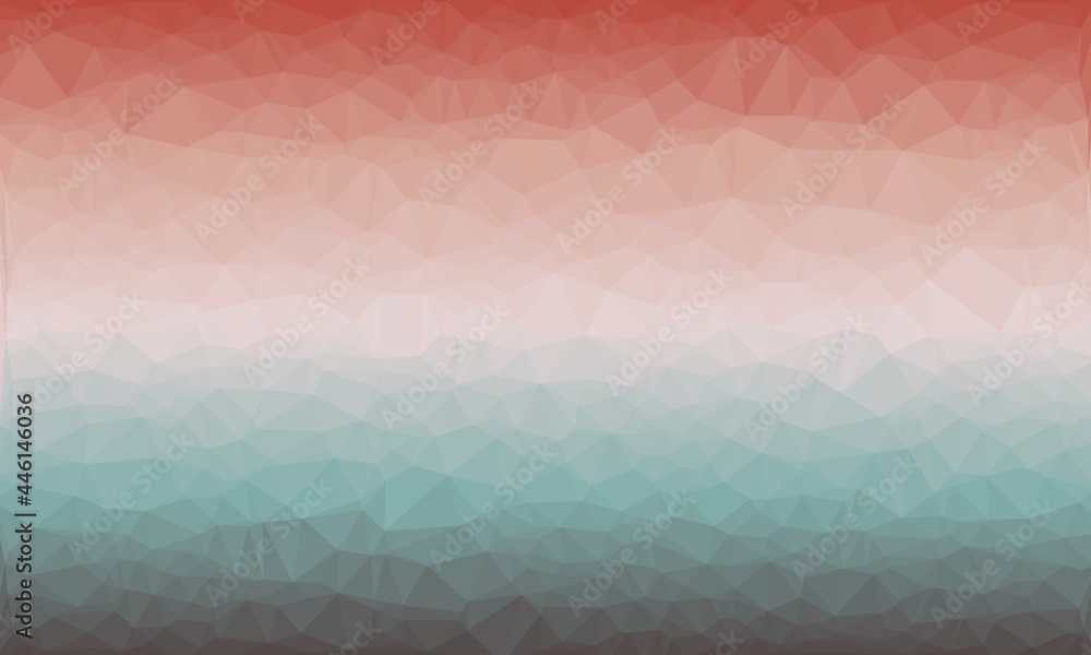 Sticker vibrant creative prismatic background with polygonal pattern