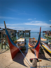 Fishing villages, fishing boat and fishing fleet in Asia