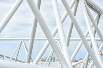 The Maeslantkering is a storm surge barrier on the border of Het Scheur and the Nieuwe Waterweg near Hoek van Holland, and is one of the most complex parts of the Delta Works. Netherlands, Holland,