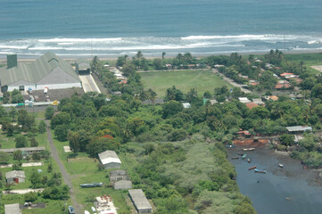 aerial view of beach