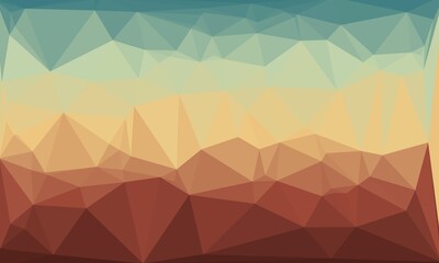 abstract multicolored background with poly pattern