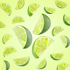 Lime slices