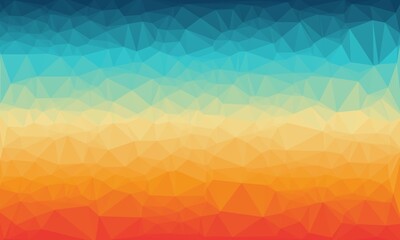 vibrant minimal multicolored polygonal background