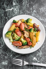 ウインナーと野菜の炒め物