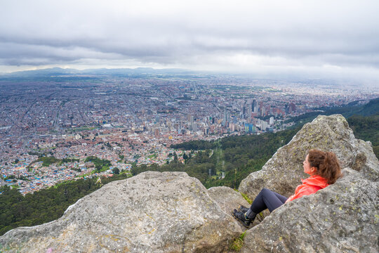 The hill of the Cross on the heights of Bogota in Colombia