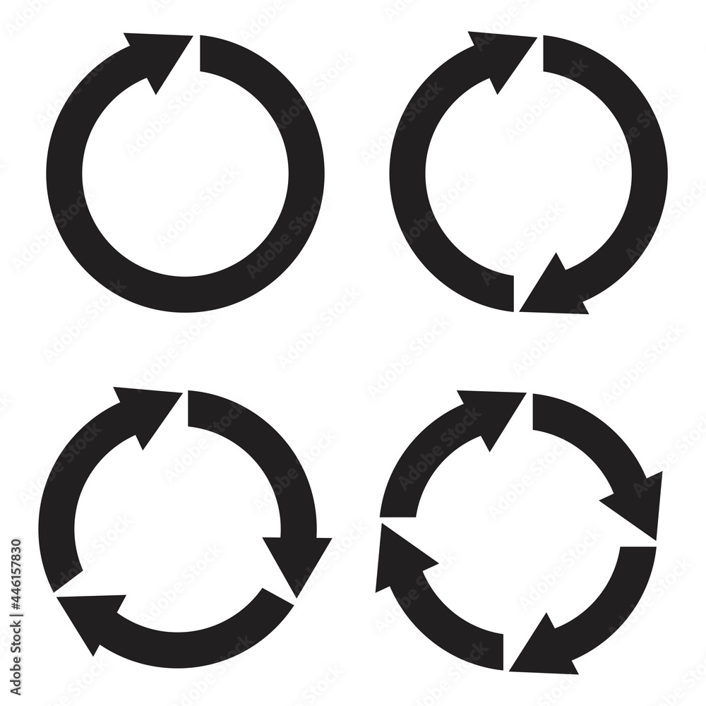 Poster cursor arrow icon set. forward icon. recycle icon set. simple design. vector illustration. stock ima