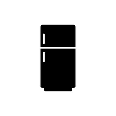refrigerator flat icon vector illustration