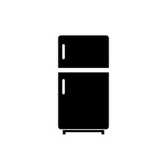 refrigerator flat icon vector illustration