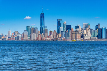 Fototapeta na wymiar Skyline of New York City, USA