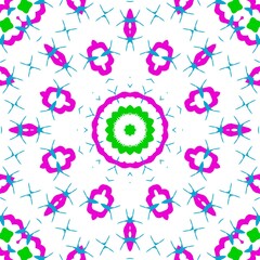 Floral pattern illustration design.