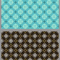 Background patterns with decorative elements in retro style. Set. Suitable for decorating book covers, posters, wallpapers, invitations, postcards. Seamless pattern, texture. Vector image