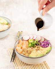 Poke bowl - Salmón Sushi Salad