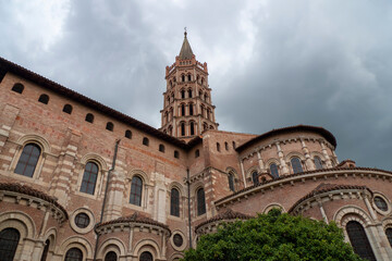 Fototapeta na wymiar Basilica of Saint-Sernin, Toulouse
