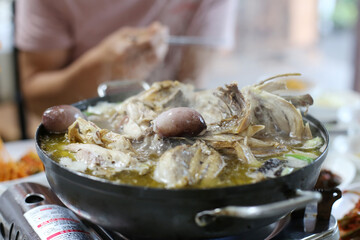 능이낙지닭백숙