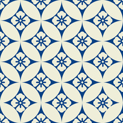 seamless pattern, japanese art surface design for fabric scarf tiles and decor
