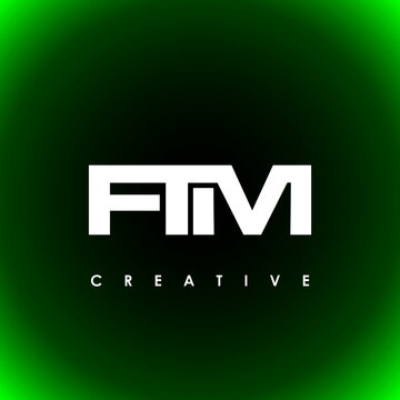 FTM Letter Initial Logo Design Template Vector Illustration
