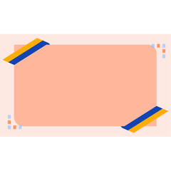 Obraz premium draw a box between several small and slanted squares
