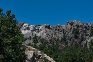 Fototapeta na wymiar Mount Rushmore in Western South Dakota.
