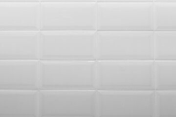 Texture of white tiled wall interior Backgrounds