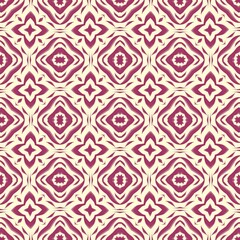 seamless red pattern on yellow background 