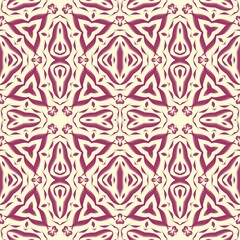 seamless red pattern on yellow background 