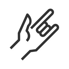 hand line icon