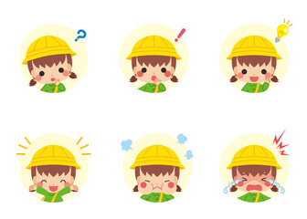 質問をしている可愛い幼稚園児の男の子 Wall Mural Wallpaper Murals ぽこたぽこ
