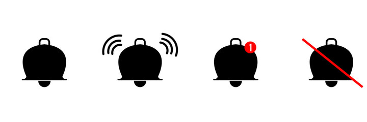 Notification icon vector, material design, Social Media element