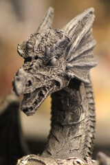dragon statue on the wall