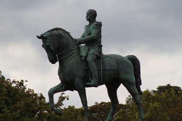 Fototapeta na wymiar statue of the horse