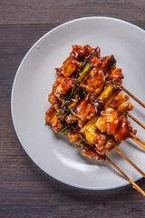 숯불에 구워 먹으면 맛있는 꼬치 요리