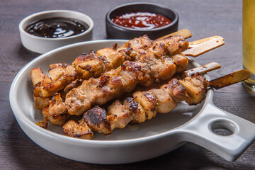 숯불에 구워 먹으면 맛있는 꼬치 요리