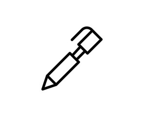 Pencil line icon