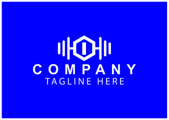 I fitness or gym new Logo and icon design