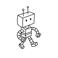 Fototapeta premium Toy Robot Design Art 