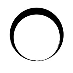 Circle Brush Stroke Border Frame . Grunge Element for your Design .