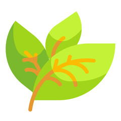 leaf flat icon