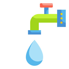 water flat icon