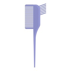 Multiple comb icon cartoon vector. Hair brush. Care hair