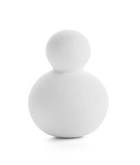 Makeup sponge on white background