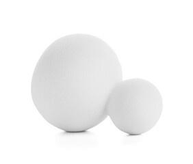 Makeup sponge on white background