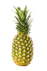Fototapeta premium Fresh pineapple on white background