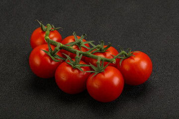 Fresh ripe cherry tomato branch