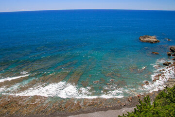土佐湾の海