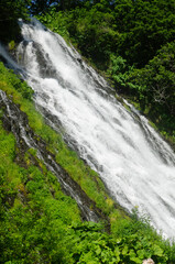 Oshinkoshin Fall in Utoro Town of Shiretoko Peninsula