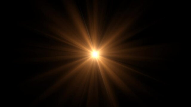snowfalling, beautiful Gold Floating Dust Particles with Flare on Black Background