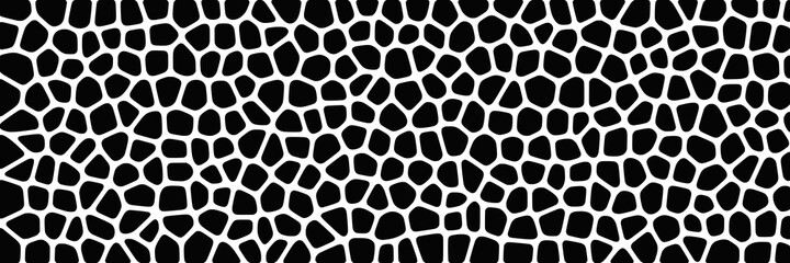 Vector background, banner. Dark spots on a white background.