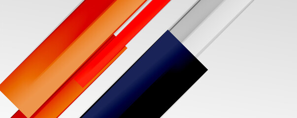 Multicolored lines background. Design template for business or technology presentations, internet posters or web brochure covers