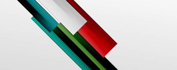 Color abstract lines trendy geometric background for business or technology presentation, internet poster or web brochure cover, wallpaper