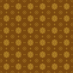 Vintage seamless floral pattern style